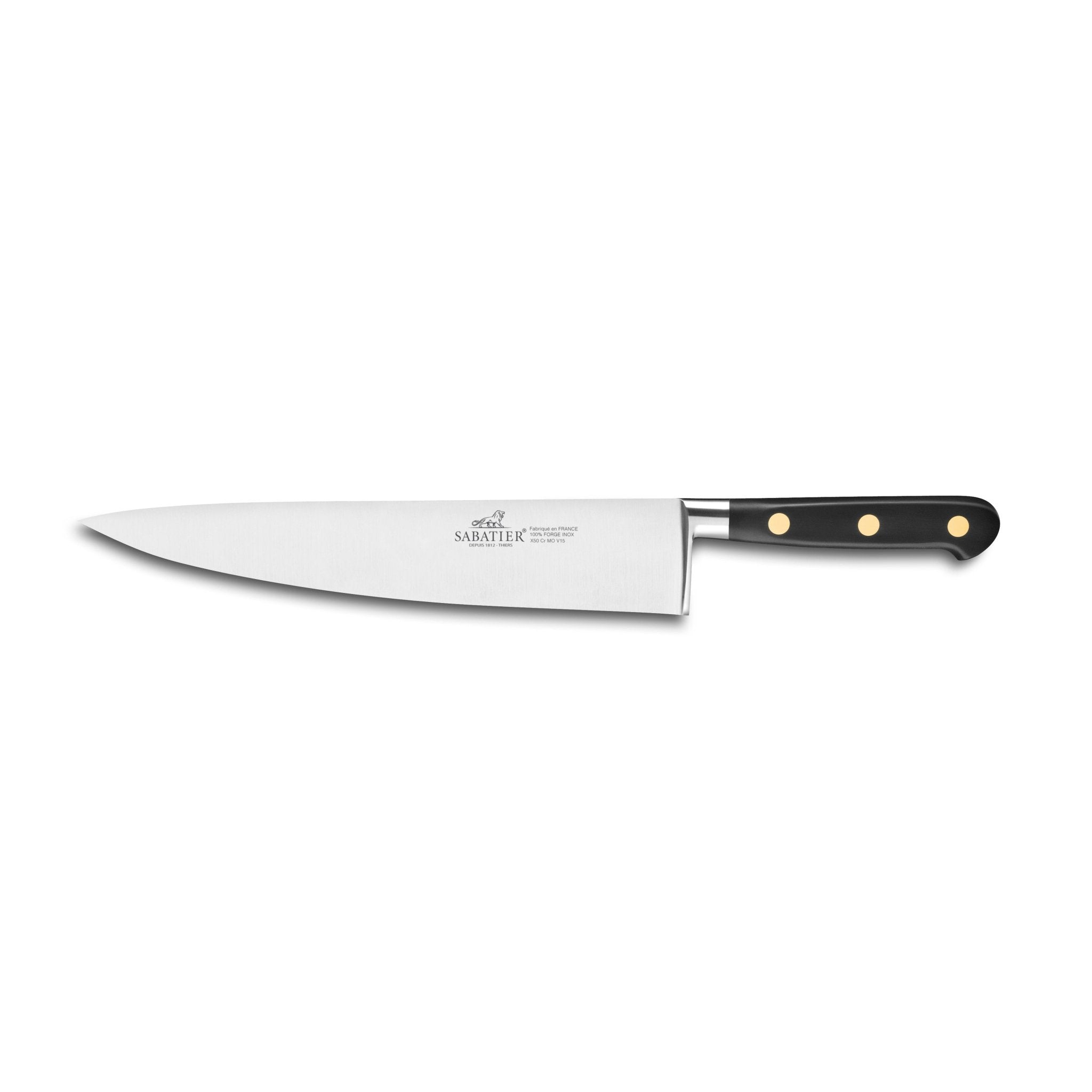 Lion Sabatier Chef Knife 25cm - Ideal Brass - Simmer and Slice