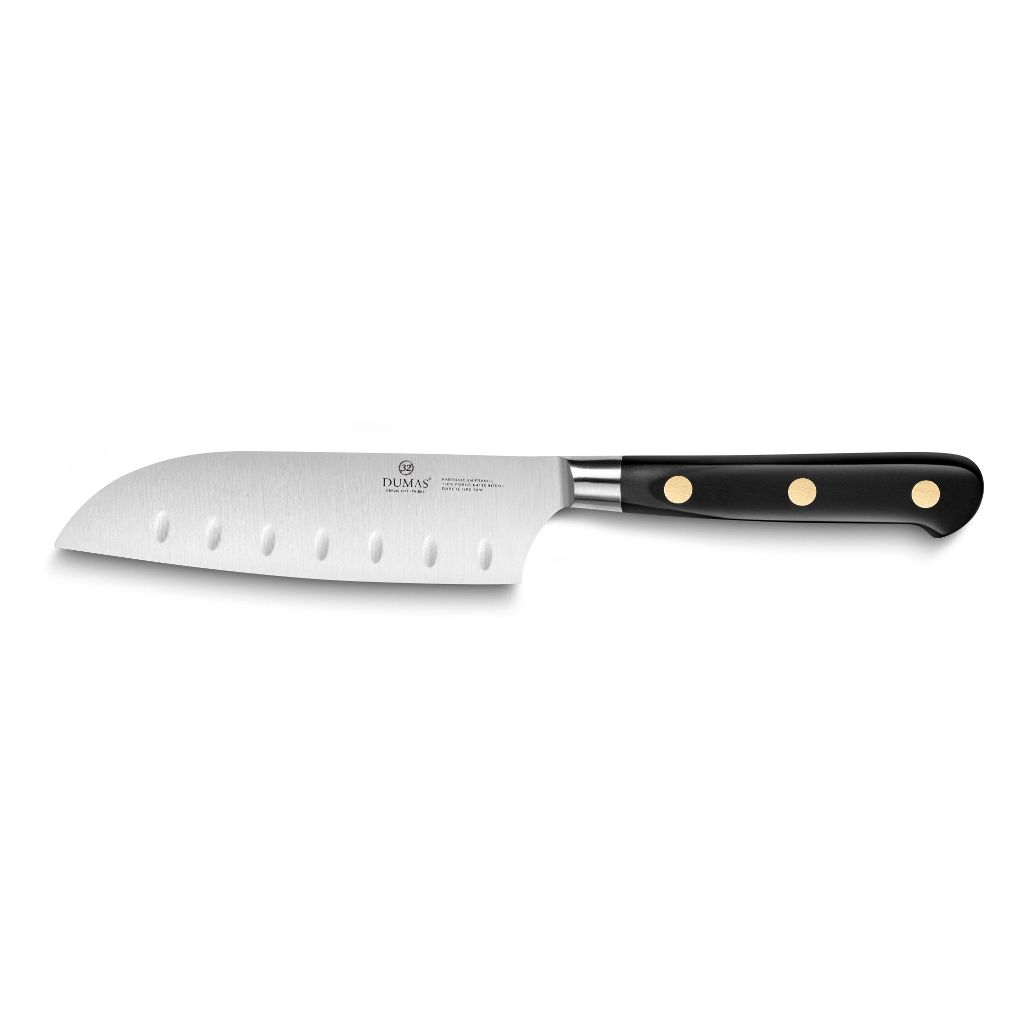 Lion Sabatier Mini - Santoku Knife 13cm - Ideal Brass - Simmer and Slice