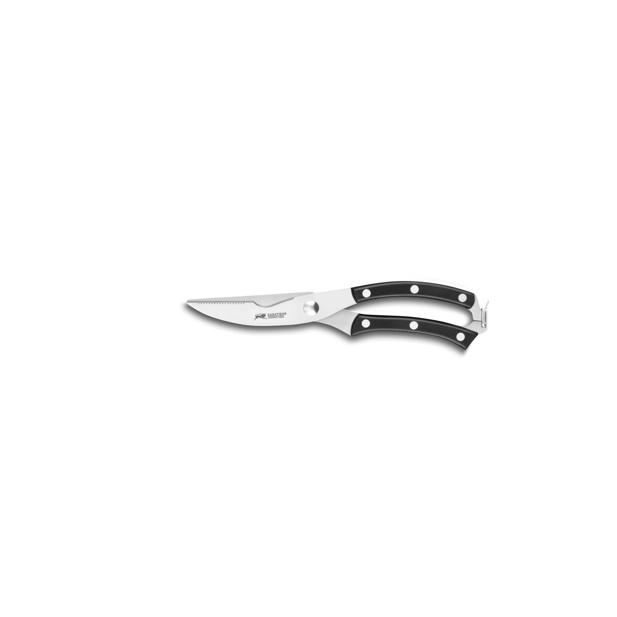 Lion Sabatier Poultry Shears 25cm Black - Pluton - Simmer and Slice