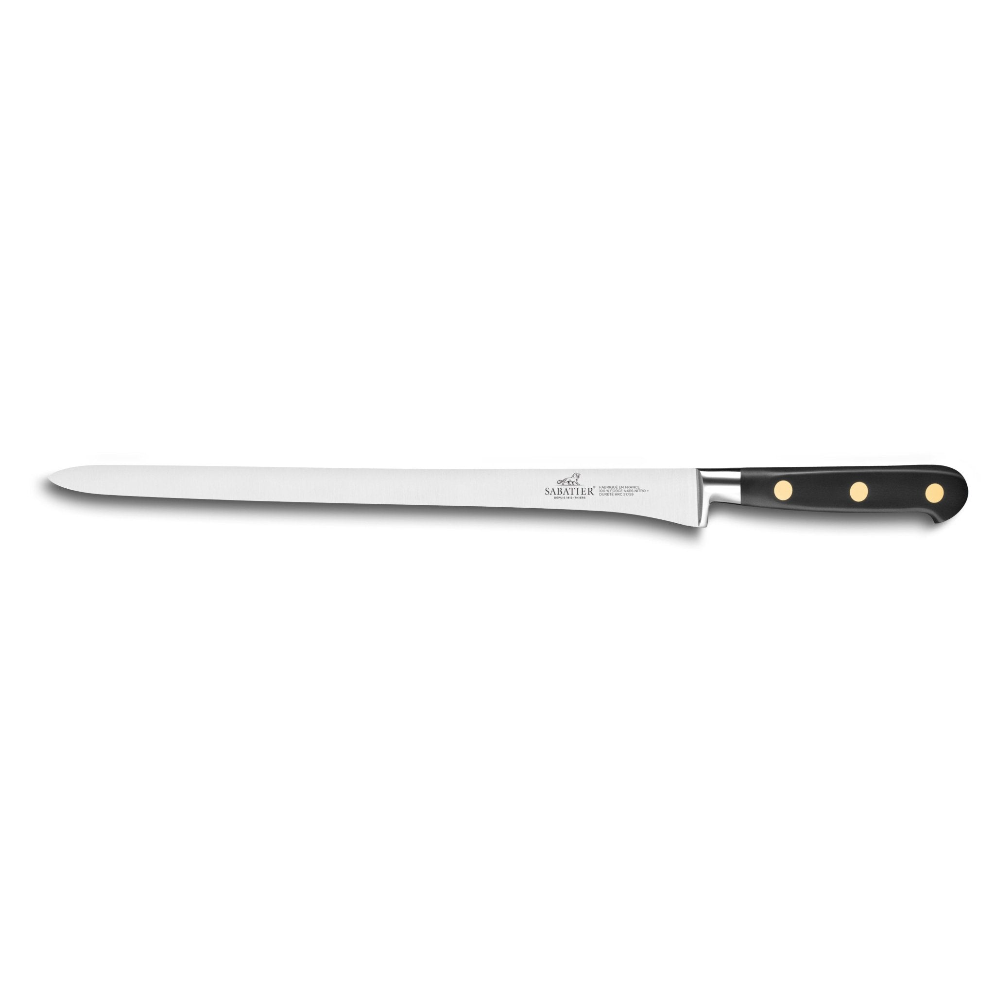 Lion Sabatier Salmon Knife 30cm - Ideal Brass - Simmer and Slice