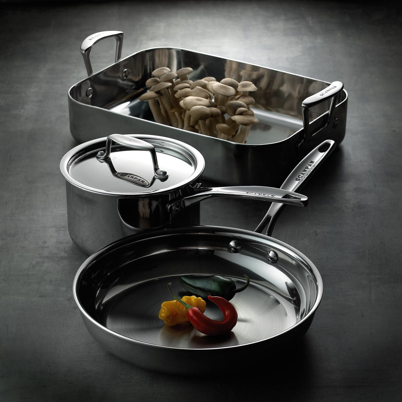 SCANPAN Fusion 5 16cm Saucepan 2.0L - Simmer and Slice