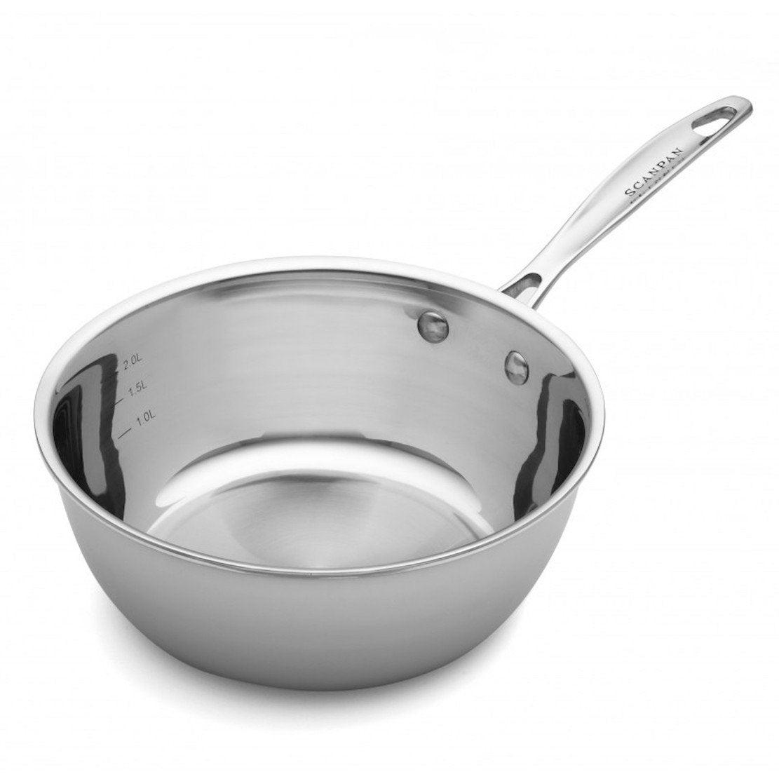 SCANPAN Fusion 5 Sauteuse Pan 22cm - Simmer and Slice