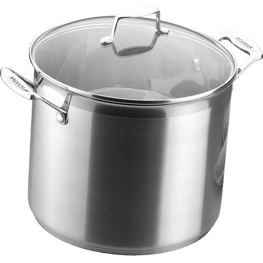 SCANPAN Impact - 24cm/7.2 L Stock Pot W/Lid - Simmer and Slice