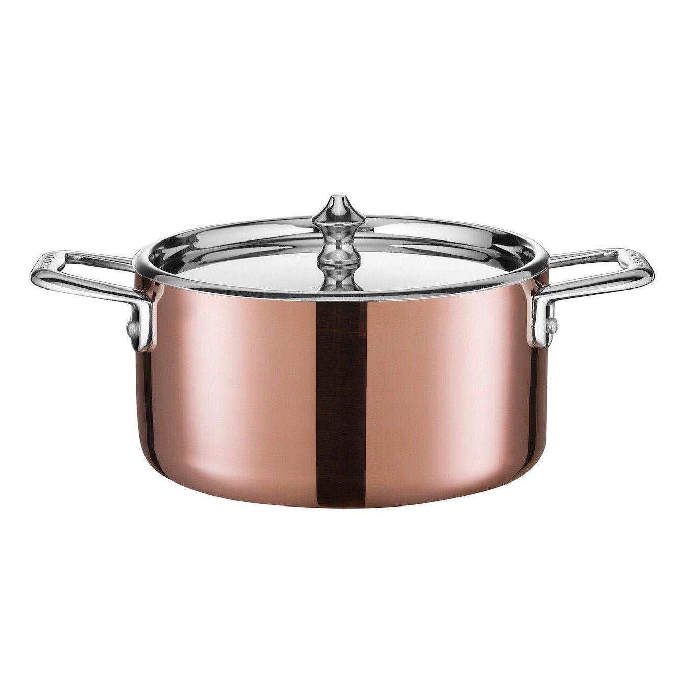 SCANPAN Maitre D Copper Dutch Oven With Lid 16cm 1.5L - Simmer and Slice