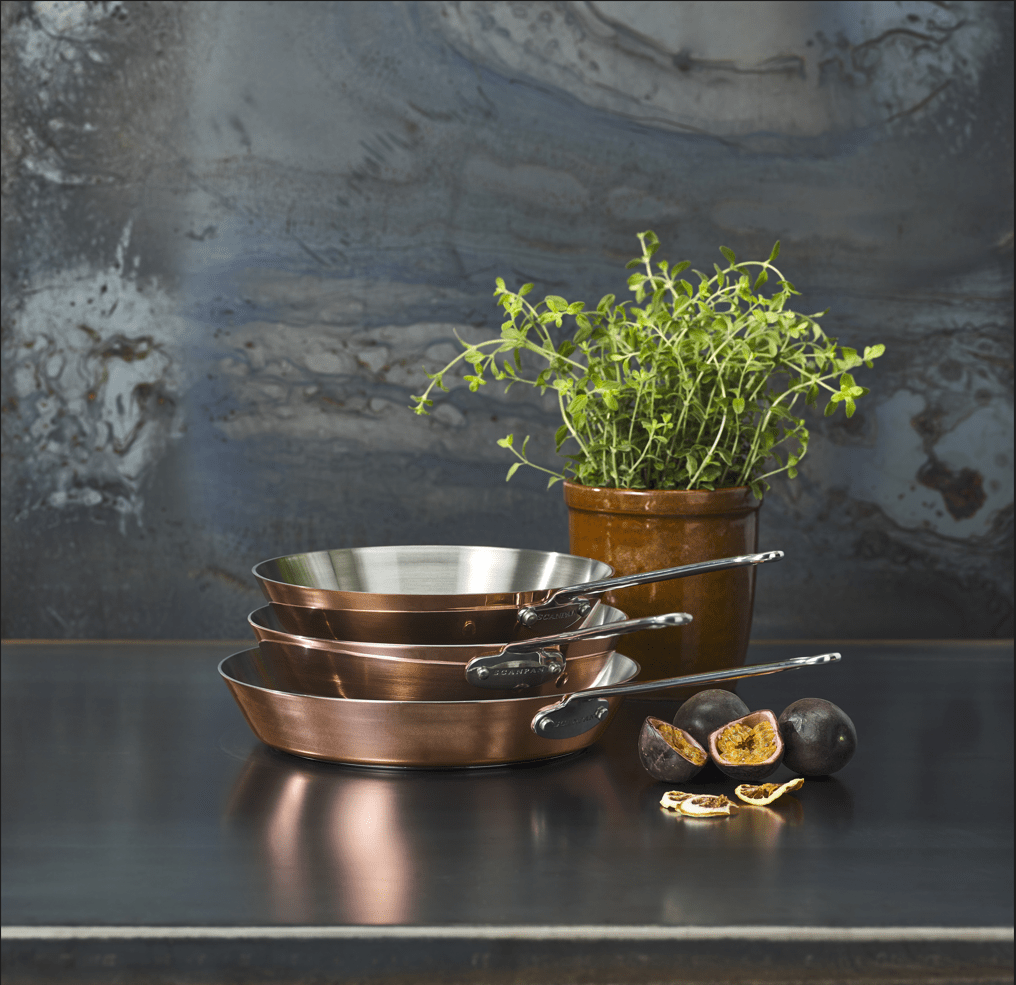 SCANPAN Maitre D Copper Induction Frying Pan 24cm - Simmer and Slice