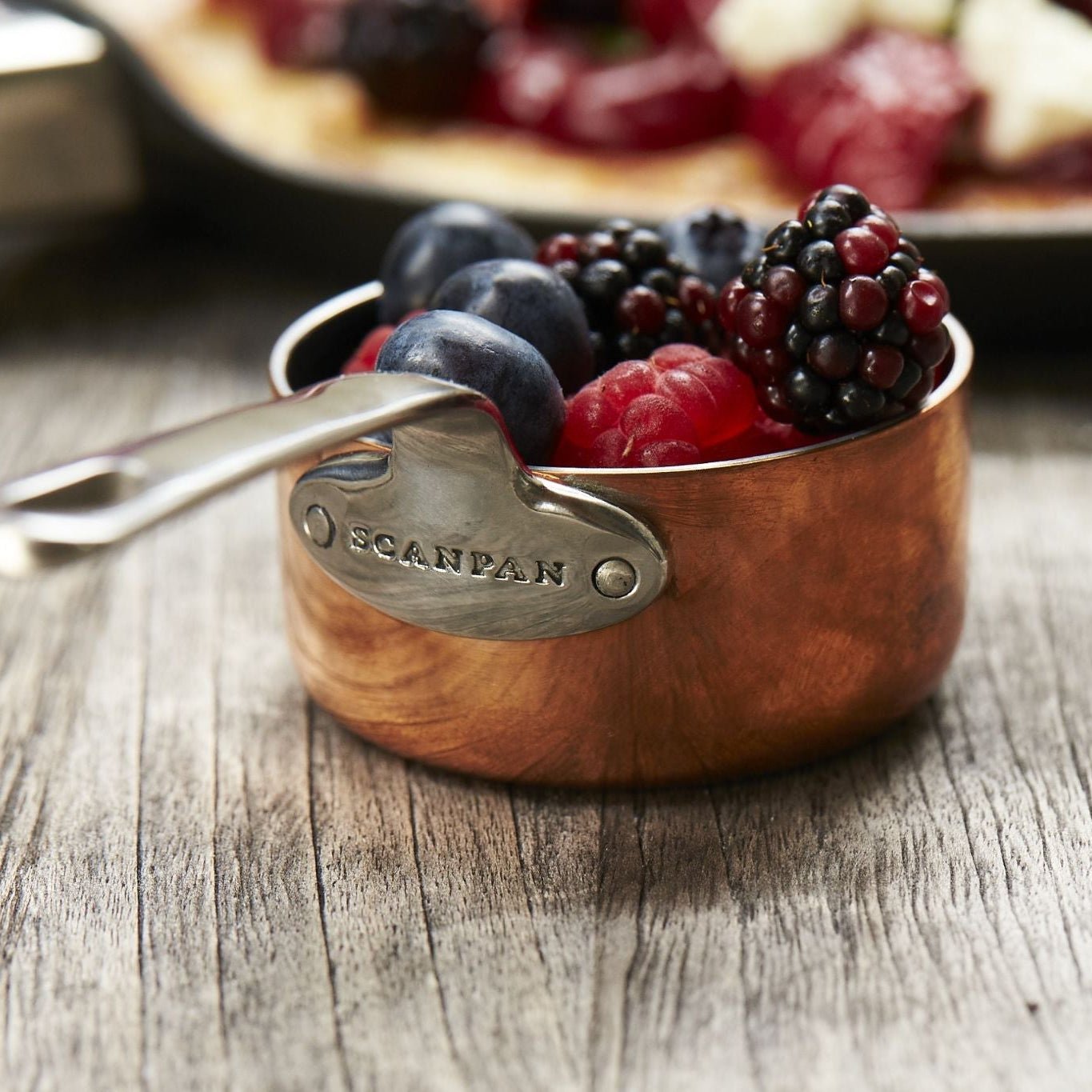 SCANPAN Maitre D Copper Saucepan 10cm - Simmer and Slice