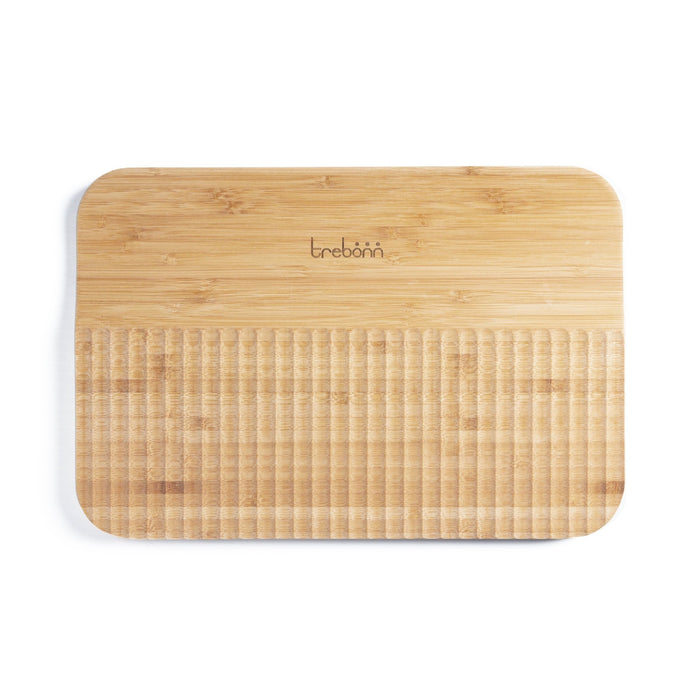Trebonn Cutting Board Small - Wave Chop & Slide - Simmer and Slice