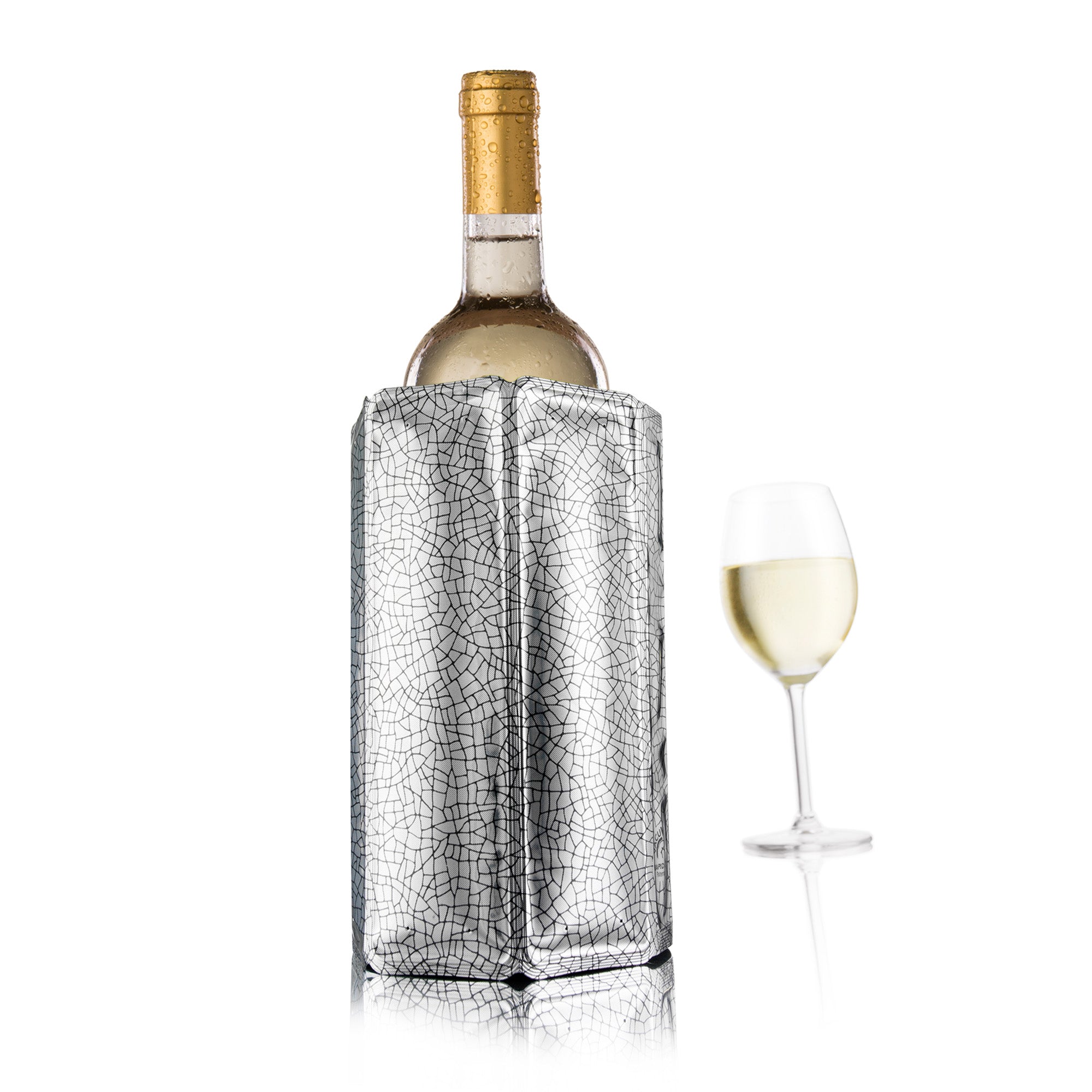 Vacu Vin Active Wine Cooler - Silver - Simmer and Slice