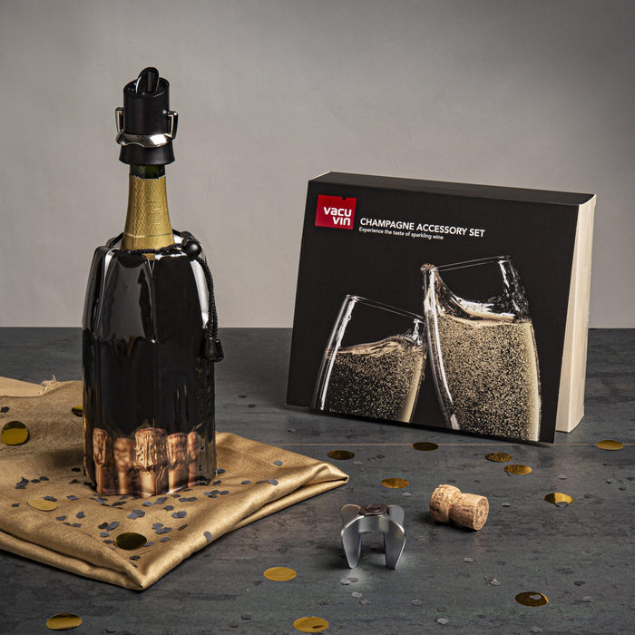 Vacu Vin Champagne Accessory Set (Set of 3) - Simmer and Slice
