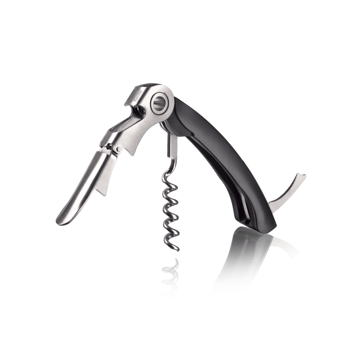 Vacu Vin Double Hinged Corkscrew - Black - Simmer and Slice
