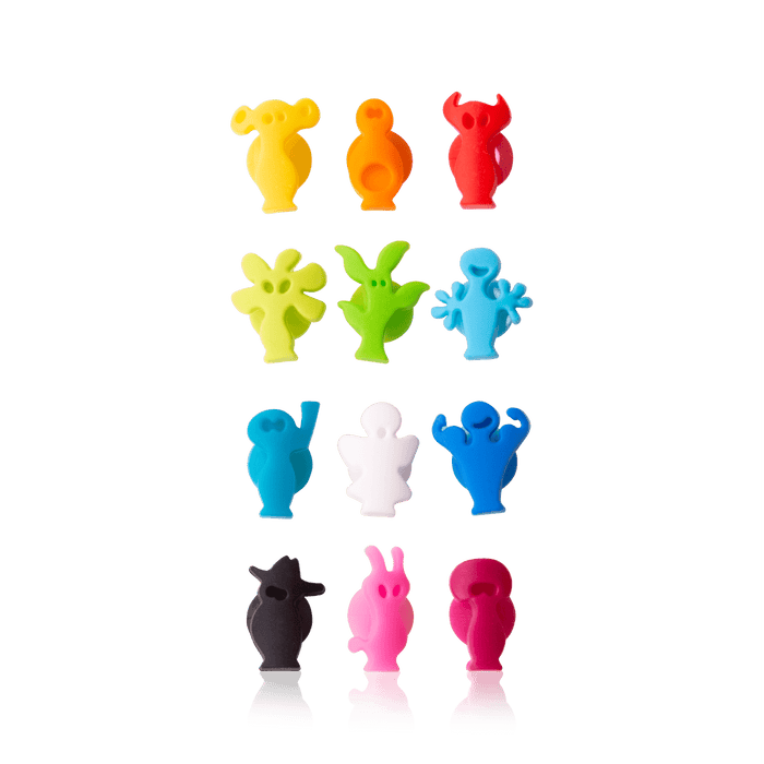 Vacu Vin Glass Markers Party People (Contains 12) - Simmer and Slice