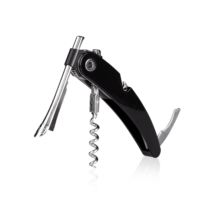 Vacu Vin Single Pull Corkscrew Black - Simmer and Slice